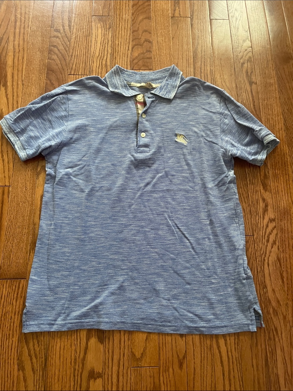 Burberry Brit Blue Polo Men’s Sz Medium